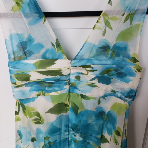 Beautiful watercolor dress, perfect for a brunch perfect or wedding on a beach - Picture 9 of 11